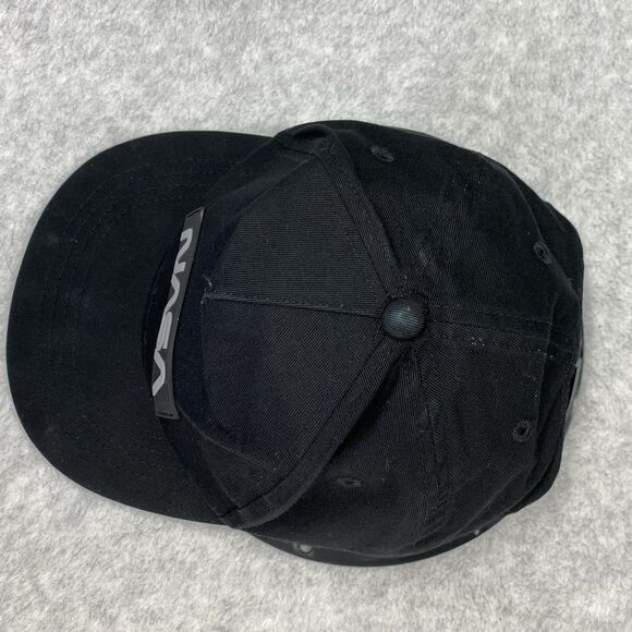 NASA Baseball Cap Unisex Black Moonshot Under Visor 6 panel Cloth Cap Snapback - Picture 6 of 11